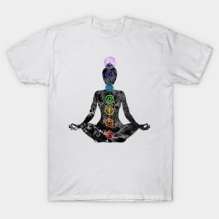 Meditating woman T-Shirt